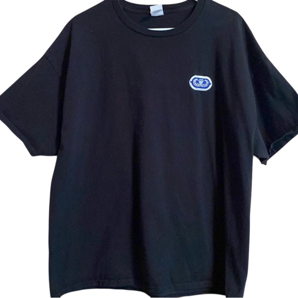 Jump Wings Embroidered T-Shirt Black XXL